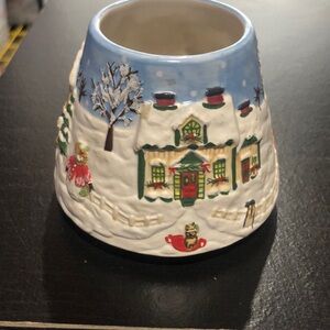 Yankee Candle Christmas Village Scene small shade